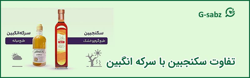 3 تفاوت سکنجبین با سرکه انگبین